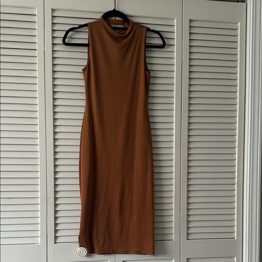 Elegant Brown Dress
